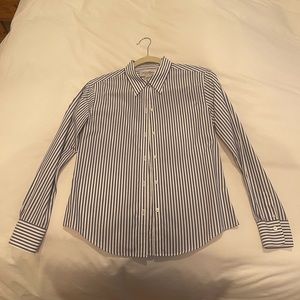 Brooks Brothers button down striped shirt. Like new